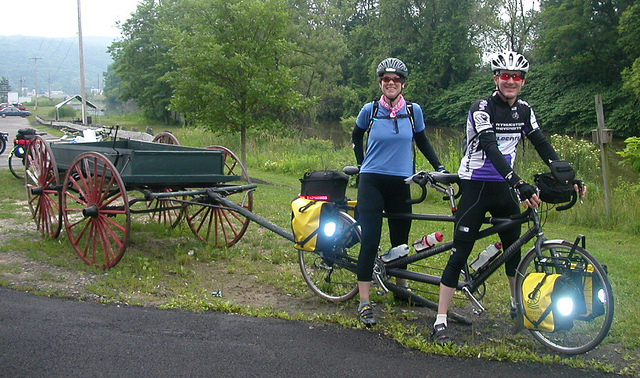 tandem bicycle touring